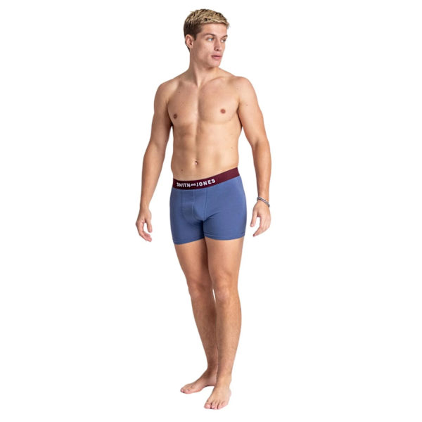 Smith & Jones Herr Aziel Boxershorts med Blandade Mönster (Pack med Multicoloured L