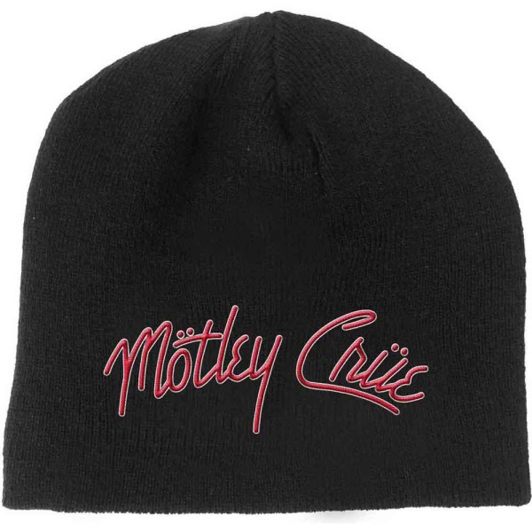 Motley Crue Unisex Adult Logo Beanie One Size Svart Black One Size