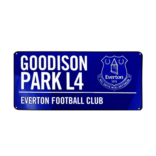 Everton FC officiella gatuskylt One Size Blå Blue One Size