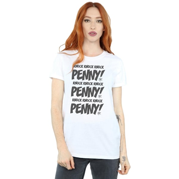 The Big Bang Theory Dam/Damer Knock Knock Penny Bomull Pojkvän White M
