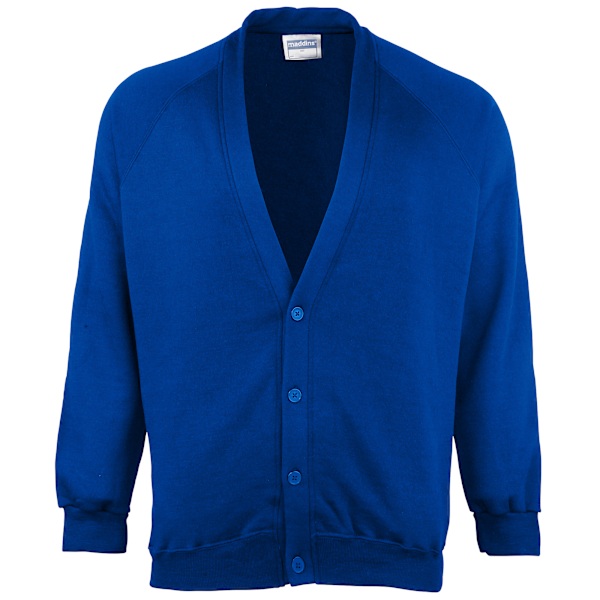 Maddins Unisex Coloursure Cardigan för barn / Skoluniform 32 Ro Royal 32