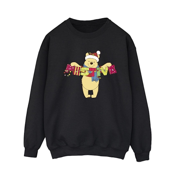 Disney Dam/Damer Winnie The Pooh Festlig Sweatshirt XL Svart Black XL
