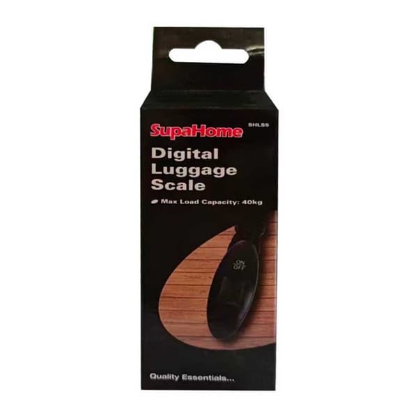 SupaHome Digital Bagagevåg One Size Svart Black One Size