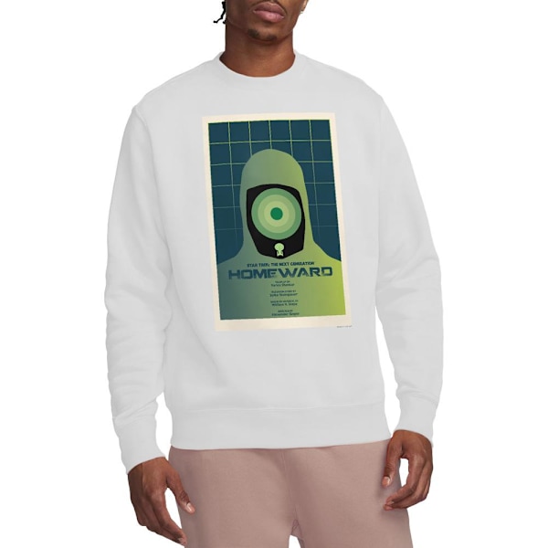 Star Trek Unisex Vuxen The Next Generation Säsong 7 Avsnitt 13 White L