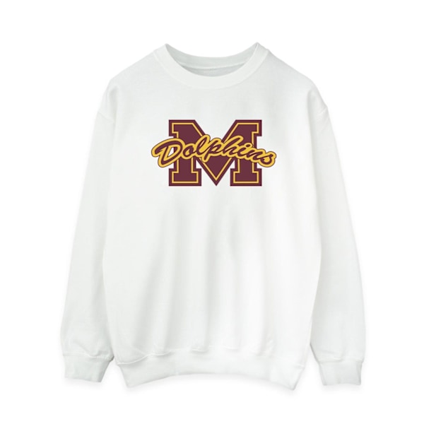 Netflix Dam/Kvinnor Sex Education M Delfiner Sweatshirt XL Vit White XL