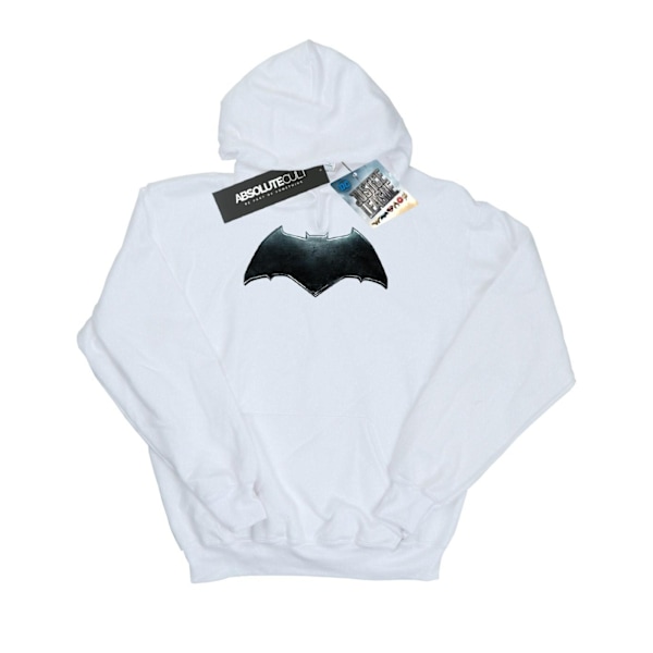 DC Comics Justice League Movie Batman Emblem Hoodie L Vit White L