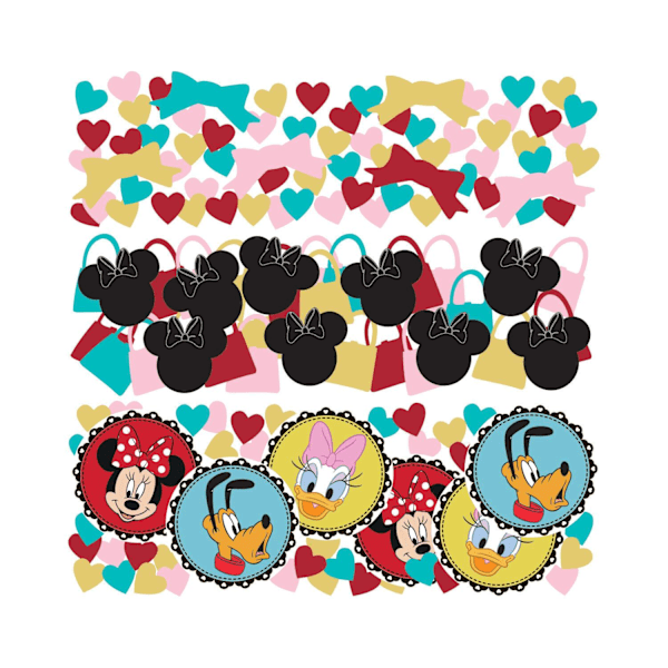 Disney Minnie Mouse Party Konfetti (3-pack) En Storlek Flerfärgad Multicoloured One Size