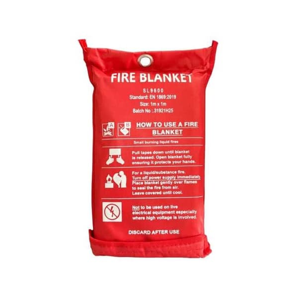Securlec Brandfilt En Storlek Röd Red One Size