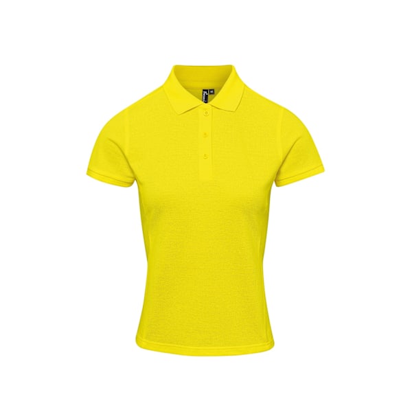 Premier Dam/Kvinnor Coolchecker Plus Piqu Polo Med CoolPlus Yellow 2XL