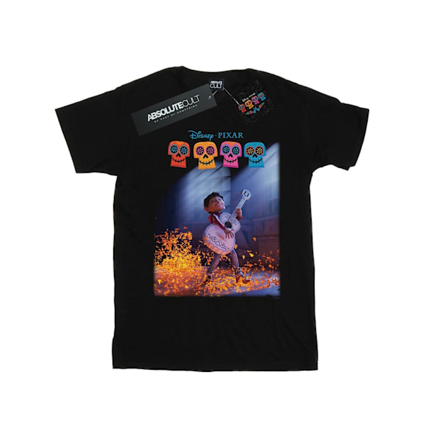 Disney Girls Coco Miguel Spelar Gitarr Bomull T-shirt 12-13 År Black 12-13 Years