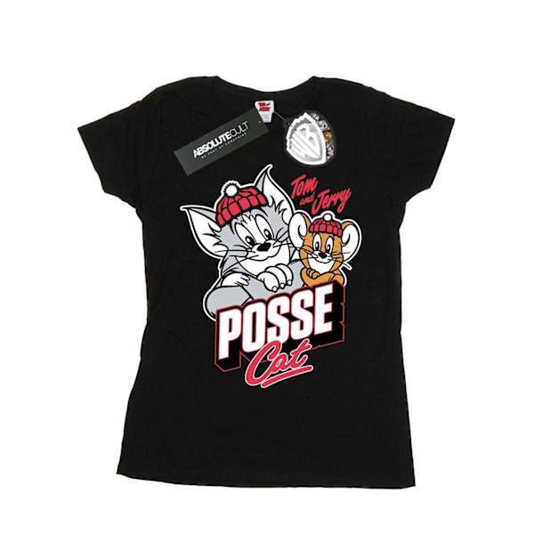 Tom And Jerry Dam/Dam Posse Cat Bomull T-shirt XL Svart Black XL