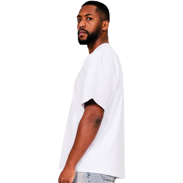 Casual Classics Unisex Vuxen Supreme Kammad Bomull Ekologisk Oversize White 4XL