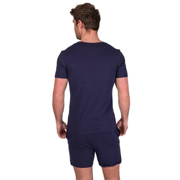 Light And Shade Klassiskt Kort Pyjamasset för Män Mörkblå Navy Blue M