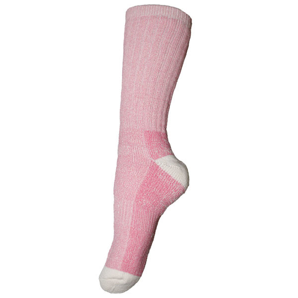 Womens/Ladies Wool Rich Hiker Socks 4-7 UK Rosa Pink 4-7 UK