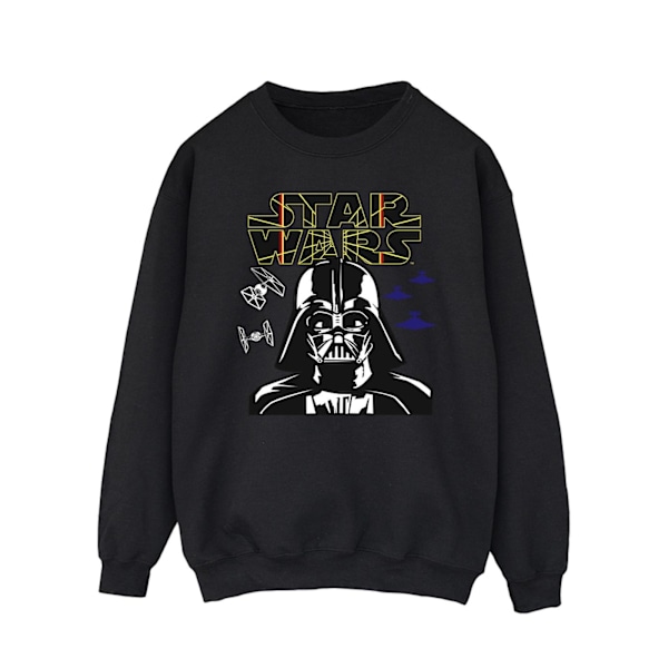Star Wars Herr Darth Vader Comp Logo Sweatshirt L Svart Black L
