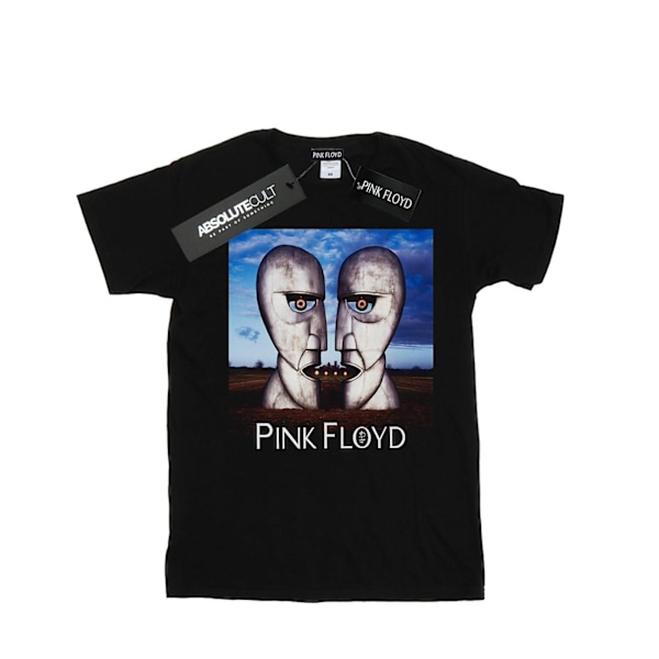 Pink Floyd Dam The Division Bell Bomull Boyfriend T-shirt för kvinnor/damer - S Black 3XL