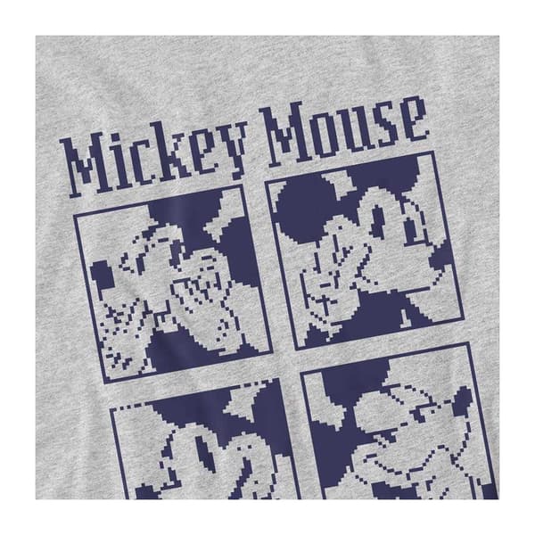 Disney Barn/Barn Mickey Mouse Pixelated Sweatshirt 7-8 År Athletic Heather 7-8 Years