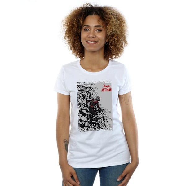 Marvel Dam/Kvinnor Ant-Man Army Bomull T-shirt L Vit White L