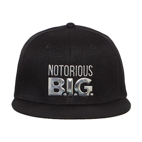 Biggie Smalls Unisex Vuxen Logo Snapback Cap En Storlek Svart/Vit Black/White One Size