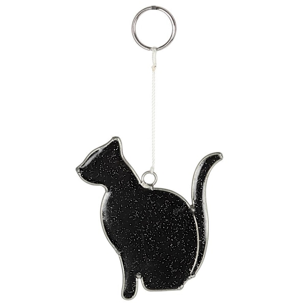 Något Annorlunda Mystisk Katt Sol Fångare En Storlek Svart Black One Size