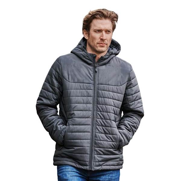Stormtech Herr Nautilus Quiltad Jacka med Huva L Dolphin Dolphin L
