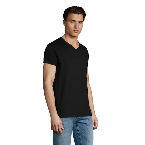 SOLS Herr Imperial V-ringad T-shirt M Deep Black Deep Black M