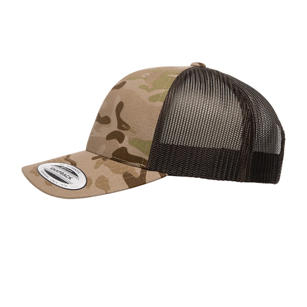 Flexfit by Yupoong Multicam Retro Trucker Cap One Size Arid/Bro Arid/Brown One Size