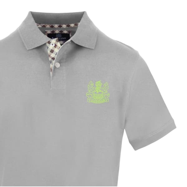 Aquascutum Herr Logotyp Bomull Pikétröja S Grå Grey S