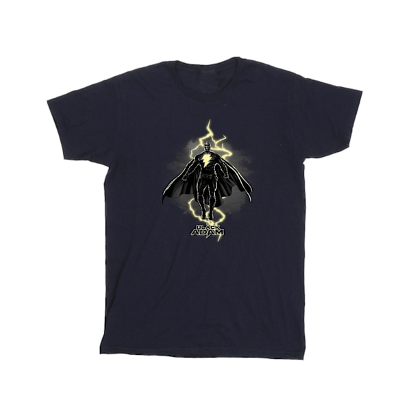 DC Comics Boys Black Adam Hovering Bolt T-shirt 7-8 år Marinblå Navy Blue 7-8 Years