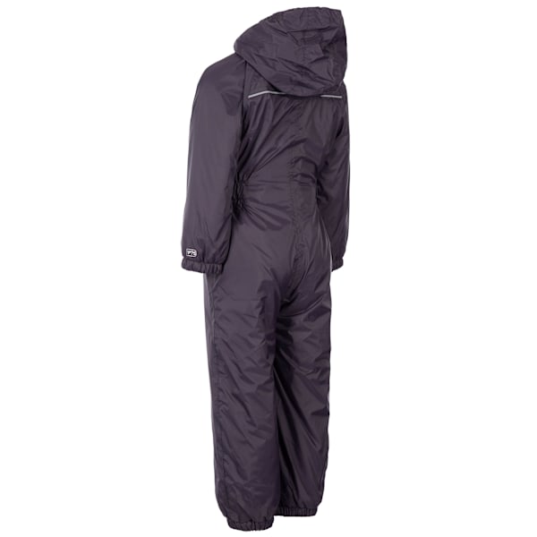 Trespass Barnkläder/Barn Regnställ med Knappar 3-4 År Mörkgrå Dark Grey 3-4 Years