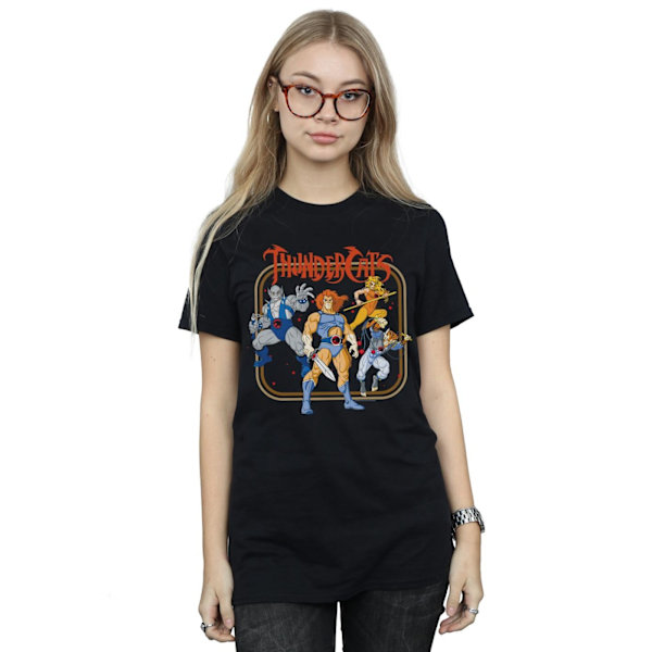 Thundercats Dam/Damer Gruppram Bomull Boyfriend T-shirt Black 3XL