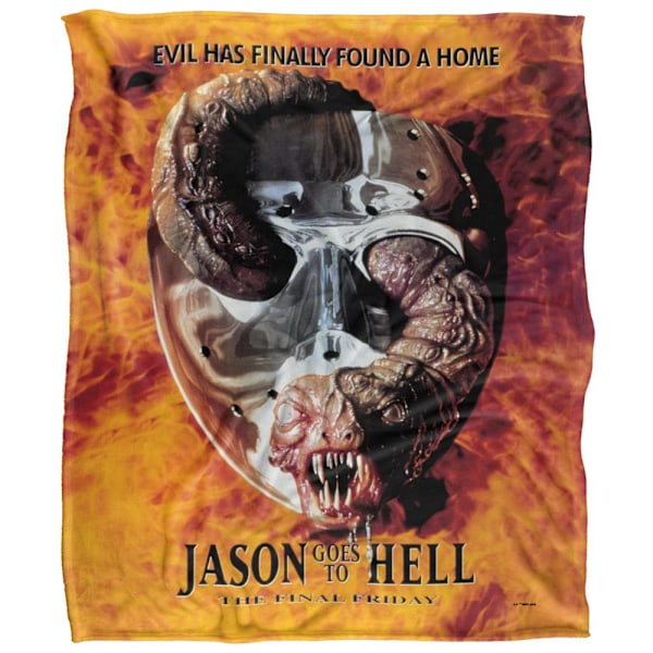 Fredagen den 13:e Jason Goes To Hell Poster Filt One Size Mult Multicoloured One Size