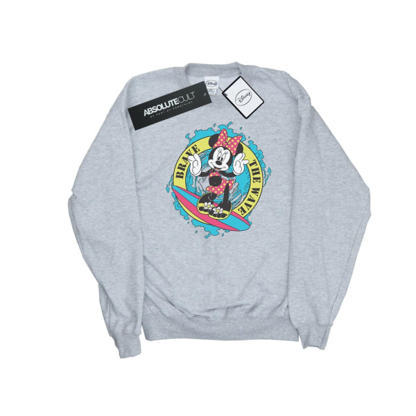 Disney Mens Minnie Mouse Brave The Wave Sweatshirt M Sports Gre Sports Grey M