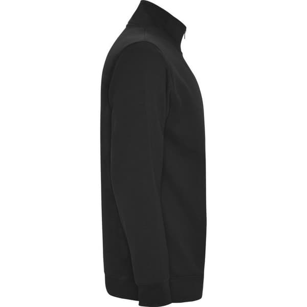 Roly Herr Aneto Kvarts Dragkedja Sweatshirt S Solid Black Solid Black S