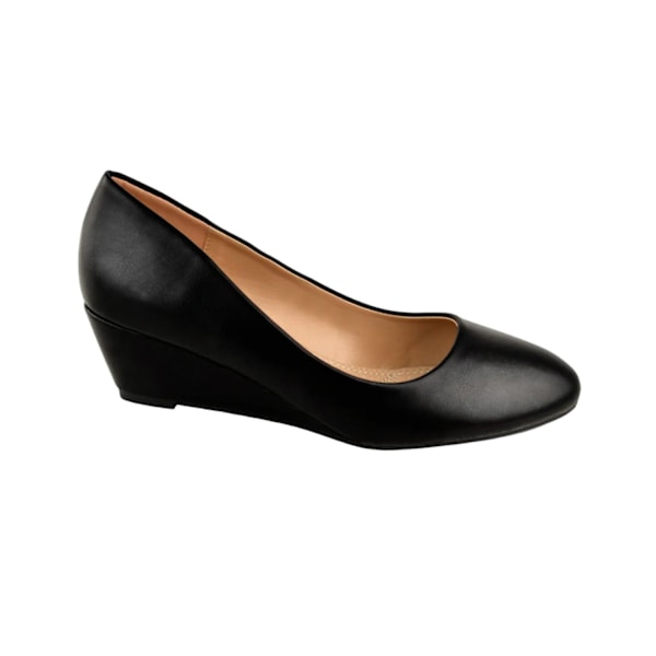 Where's That From Dam/Damer Kieran Låga Kilklackskor 4 Black 4 UK
