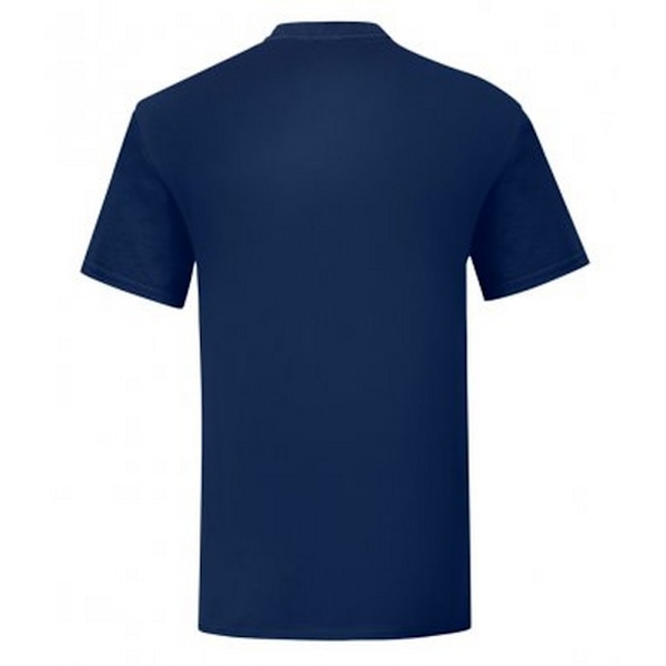 Fruit Of The Loom Iconic T-shirt för män (5-pack) L Marinblå Navy L