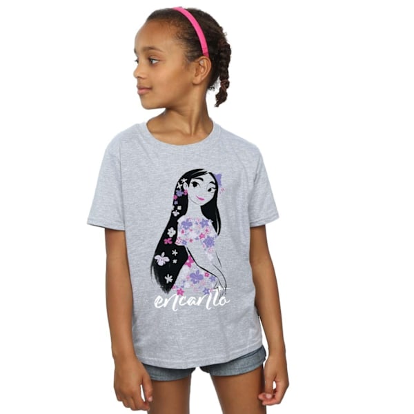 Disney Girls Encanto Isabela Bomull T-shirt 12-13 År Sport Sports Grey 12-13 Years