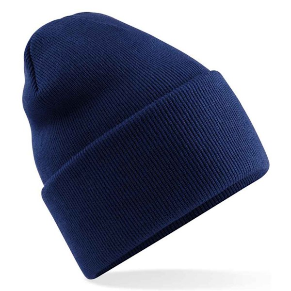 Beechfield Unisex Vuxen Original Recycled Deep Cuffed Beanie On Oxford Navy One Size