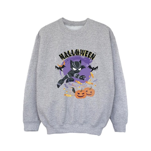 Marvel Girls Black Panther Halloween Sweatshirt 3-4 år Sport Sports Grey 3-4 Years