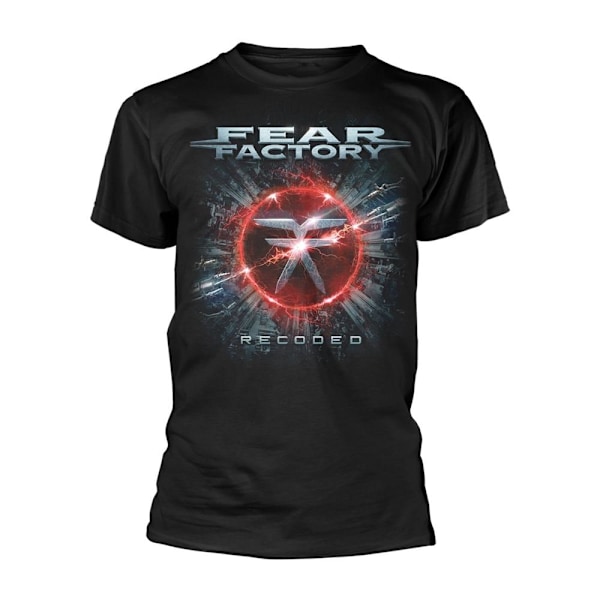 Fear Factory Unisex Adult Recoded T-Shirt XL Svart Black XL