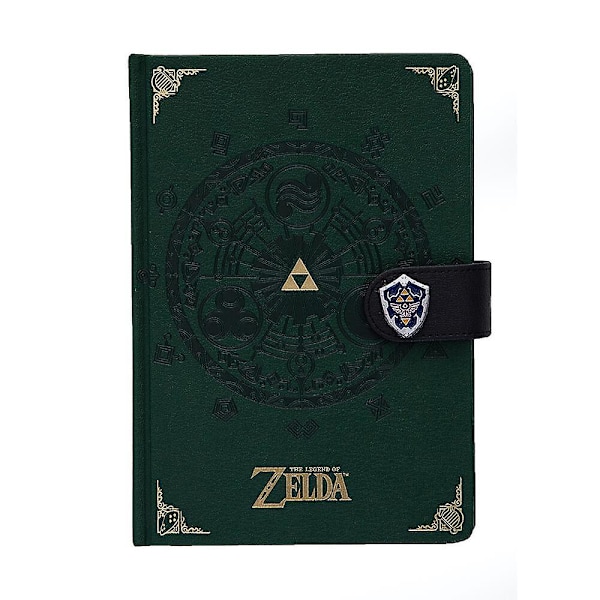 The Legend Of Zelda Medallion A5 Notebook A5 Grön Green A5