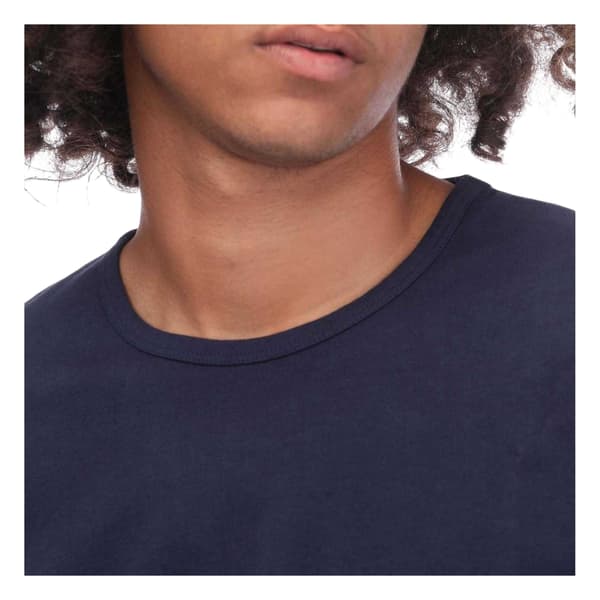 Lyle & Scott T-shirt i bomullsblandning för män (2-pack) S Vit/Marinblå White/Navy S
