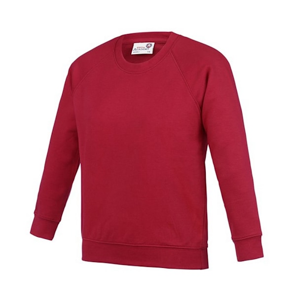 Awdis Barn/Barn Akademi Raglan Sweatshirt XS Röd Red XS