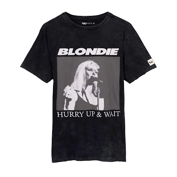 Blondie Unisex Adult Hurry Up & Wait T-Shirt 3XL Svart/Vit Black/White 3XL