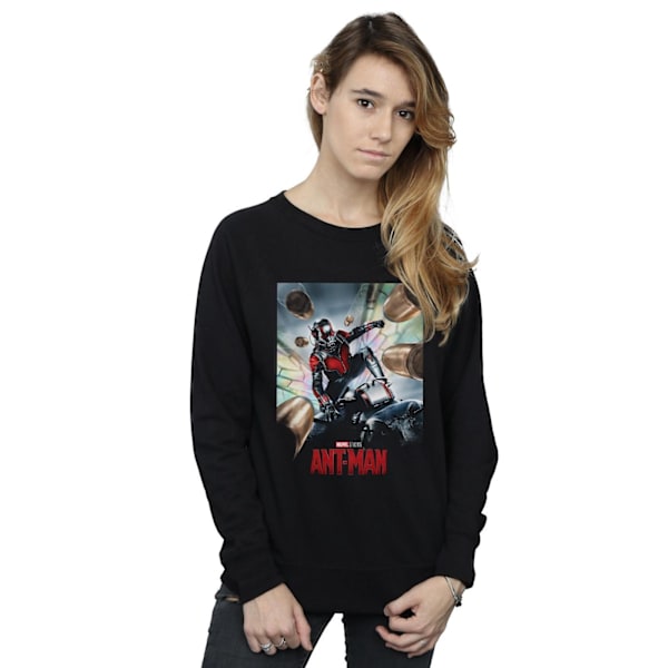 Marvel Studios Dam/Damer Ant-Man Poster Sweatshirt M Svart Black M