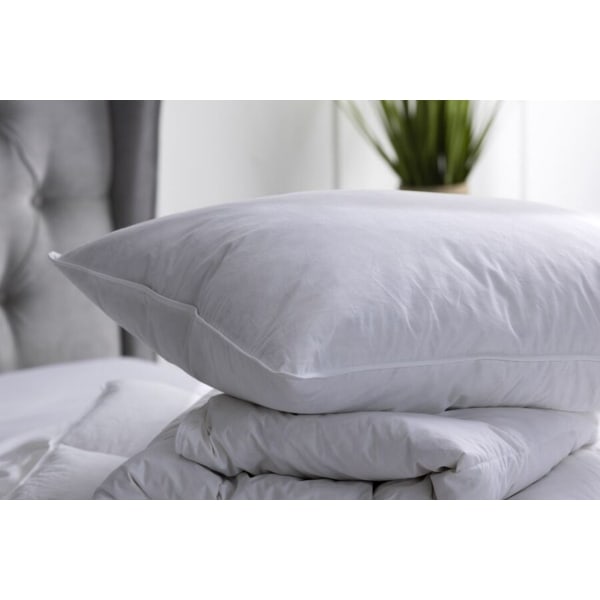 Belledorm Duck Feather Hotel Suite Pillow 75cm x 48cm Vit White 75cm x 48cm