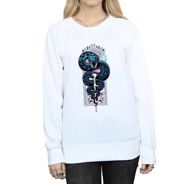 Harry Potter Dam/Kvinnor Neon Nagini Sweatshirt L Vit White L