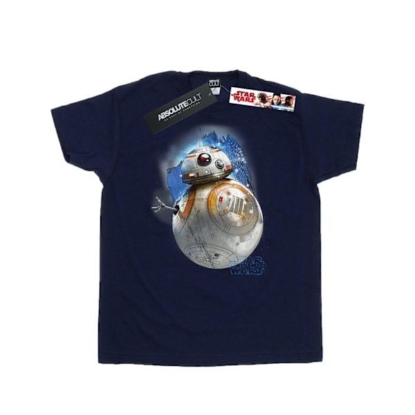 Star Wars: The Last Jedi Herr BB-8 Borstad Bomull T-shirt 3XL N Navy Blue 3XL