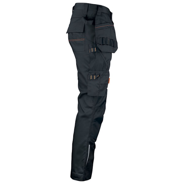 Jobman Craftsman arbetsbyxor för män 36R svart Black 36R