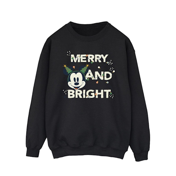 Disney Herr Mickey Mouse Merry & Bright Sweatshirt M Svart Black M